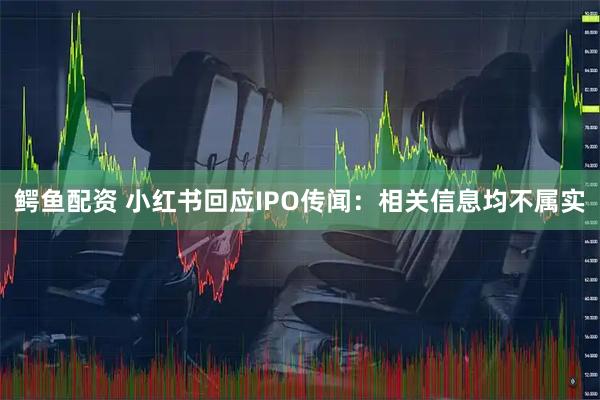 鳄鱼配资 小红书回应IPO传闻：相关信息均不属实